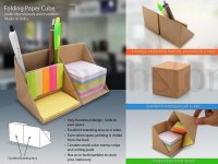 Folding Paper Cube (indian)